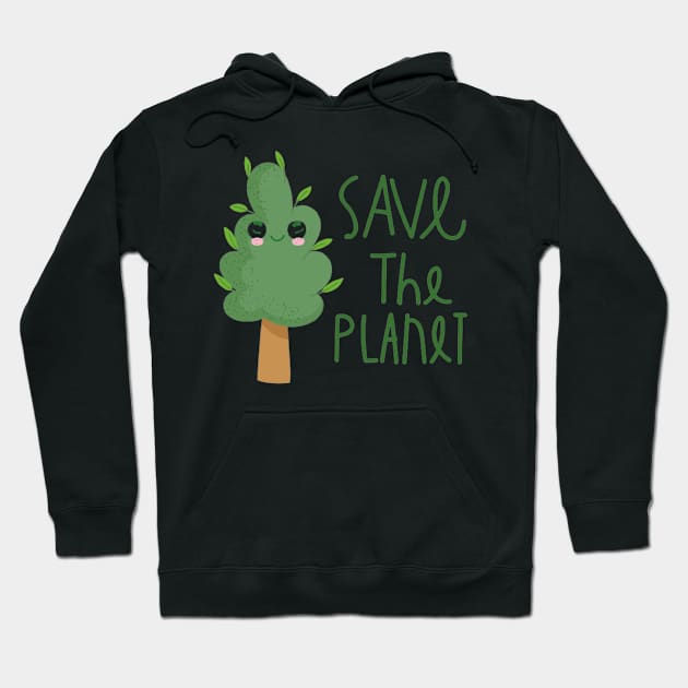 save the planet Hoodie by kakimonkey